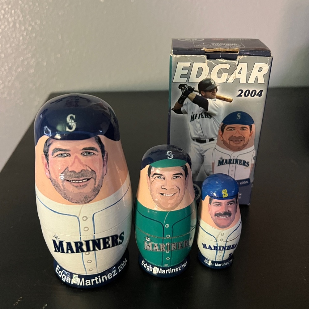 Edgar Martinez Nesting Dolls 2004 Seattle Mariners